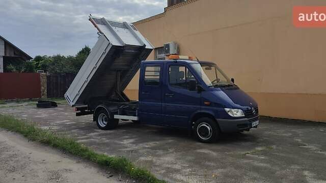 Синий Мерседес Sprinter, объемом двигателя 2.7 л и пробегом 264 тыс. км за 27200 $, фото 5 на Automoto.ua