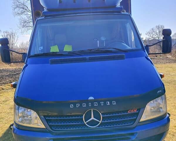 Синий Мерседес Sprinter, объемом двигателя 2.69 л и пробегом 356 тыс. км за 18800 $, фото 22 на Automoto.ua