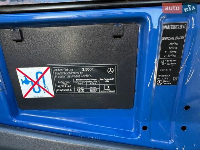 Синій Мерседес Sprinter, об'ємом двигуна 2.15 л та пробігом 531 тис. км за 7500 $, фото 38 на Automoto.ua