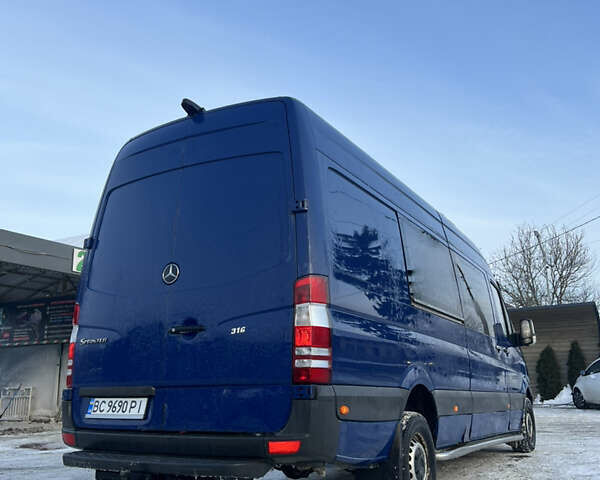Синий Мерседес Sprinter, объемом двигателя 2.15 л и пробегом 380 тыс. км за 10500 $, фото 7 на Automoto.ua