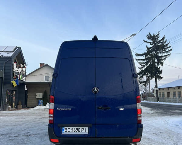 Синий Мерседес Sprinter, объемом двигателя 2.15 л и пробегом 380 тыс. км за 10500 $, фото 9 на Automoto.ua
