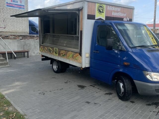 Синий Мерседес Sprinter, объемом двигателя 2.7 л и пробегом 343 тыс. км за 16500 $, фото 13 на Automoto.ua