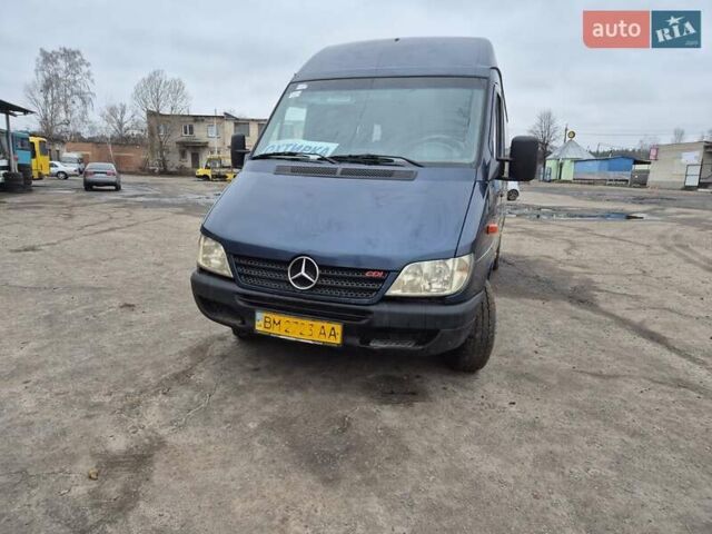 Синий Мерседес Sprinter, объемом двигателя 2.2 л и пробегом 300 тыс. км за 6500 $, фото 1 на Automoto.ua