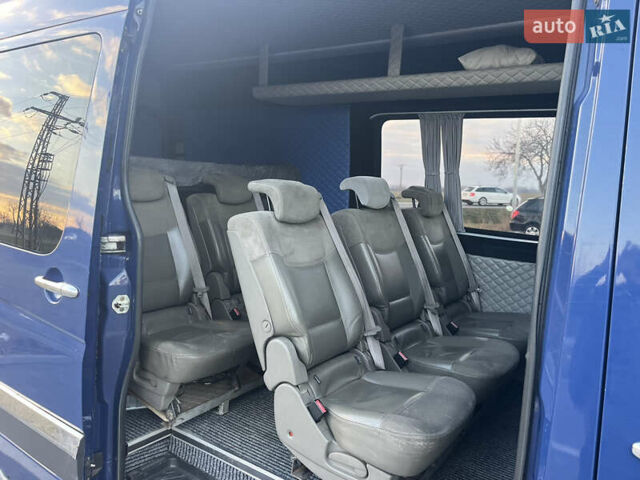 Синий Мерседес Sprinter, объемом двигателя 2.2 л и пробегом 683 тыс. км за 11750 $, фото 4 на Automoto.ua