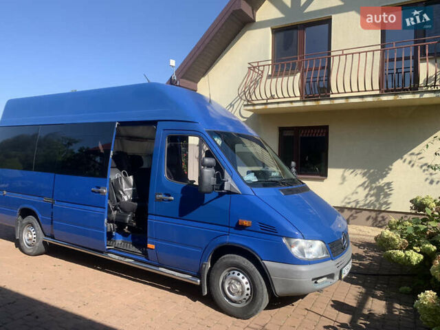 Синий Мерседес Sprinter, объемом двигателя 2.69 л и пробегом 320 тыс. км за 14500 $, фото 10 на Automoto.ua