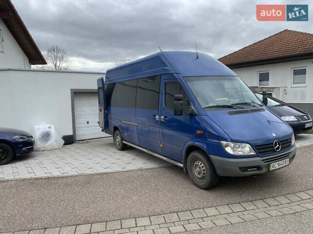 Синий Мерседес Sprinter, объемом двигателя 2.69 л и пробегом 320 тыс. км за 14500 $, фото 22 на Automoto.ua