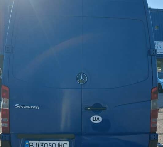 Синій Мерседес Sprinter, об'ємом двигуна 2.87 л та пробігом 538 тис. км за 15600 $, фото 10 на Automoto.ua
