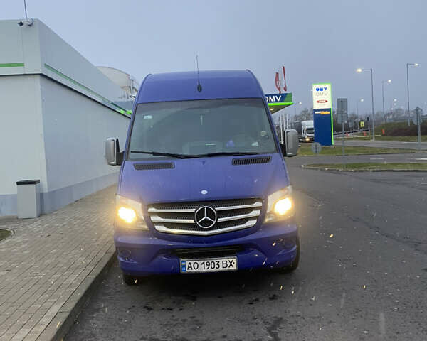 Синий Мерседес Sprinter, объемом двигателя 2.1 л и пробегом 582 тыс. км за 13500 $, фото 25 на Automoto.ua