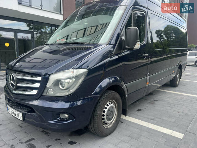 Синий Мерседес Sprinter, объемом двигателя 3 л и пробегом 450 тыс. км за 26499 $, фото 10 на Automoto.ua