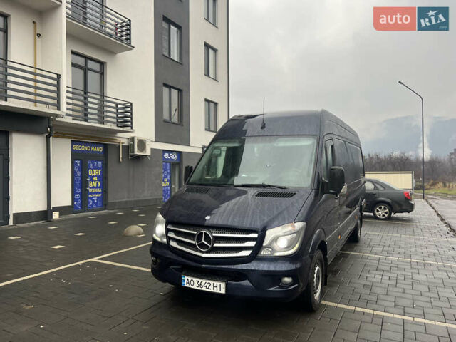 Синий Мерседес Sprinter, объемом двигателя 3 л и пробегом 417 тыс. км за 29300 $, фото 5 на Automoto.ua