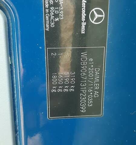 Синий Мерседес Sprinter, объемом двигателя 0 л и пробегом 304 тыс. км за 23500 $, фото 16 на Automoto.ua