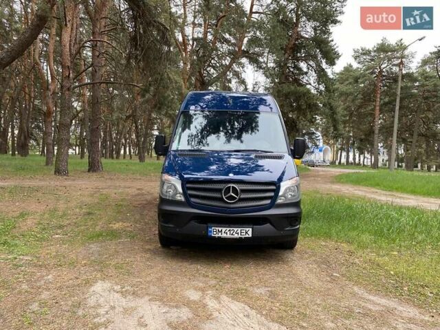 Синий Мерседес Sprinter, объемом двигателя 3 л и пробегом 304 тыс. км за 34313 $, фото 1 на Automoto.ua
