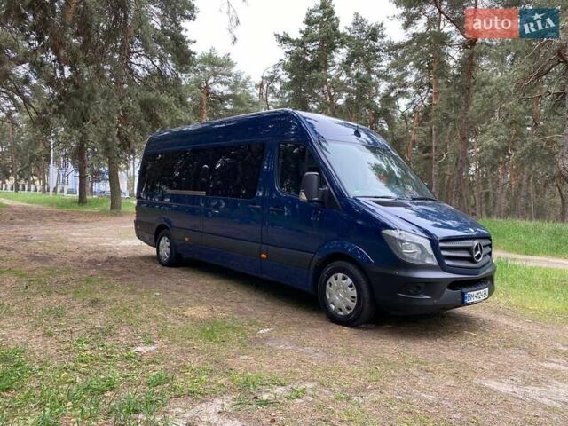 Синий Мерседес Sprinter, объемом двигателя 3 л и пробегом 304 тыс. км за 34313 $, фото 2 на Automoto.ua