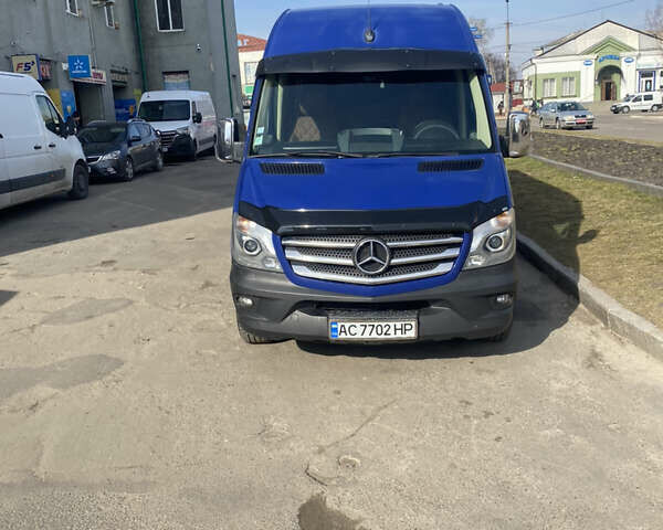 Мерседес Sprinter 2017 у Камінь-Каширський на Automoto.ua Синій Мерседес Sprinter, об'ємом двигуна 2.14 л та пробігом 340 тис. км за 29500 $, фото 18 на Automoto.ua