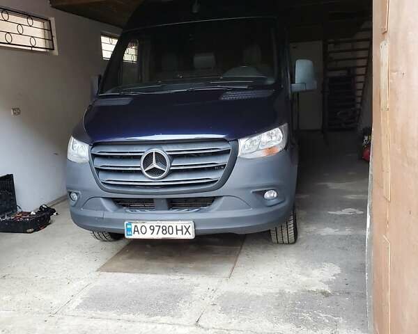 Синий Мерседес Sprinter, объемом двигателя 2.2 л и пробегом 221 тыс. км за 35000 $, фото 10 на Automoto.ua