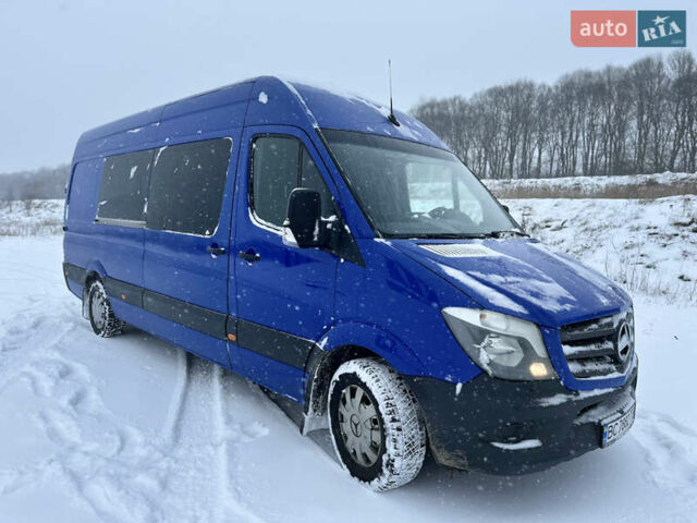 Синий Мерседес Sprinter, объемом двигателя 2.14 л и пробегом 465 тыс. км за 23900 $, фото 4 на Automoto.ua