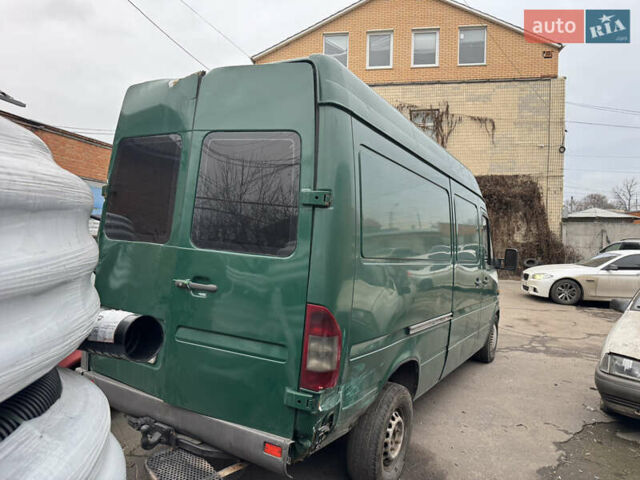 Зеленый Мерседес Sprinter, объемом двигателя 2.15 л и пробегом 286 тыс. км за 3500 $, фото 5 на Automoto.ua