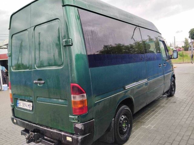 Зеленый Мерседес Sprinter, объемом двигателя 2.9 л и пробегом 484 тыс. км за 6700 $, фото 1 на Automoto.ua