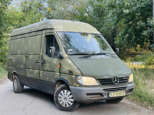 Зеленый Мерседес Sprinter, объемом двигателя 2.2 л и пробегом 280 тыс. км за 2800 $, фото 1 на Automoto.ua