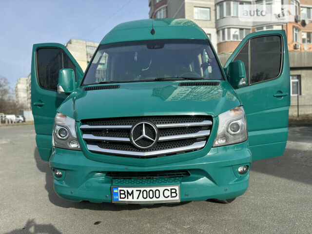 Зеленый Мерседес Sprinter, объемом двигателя 3 л и пробегом 430 тыс. км за 39999 $, фото 2 на Automoto.ua