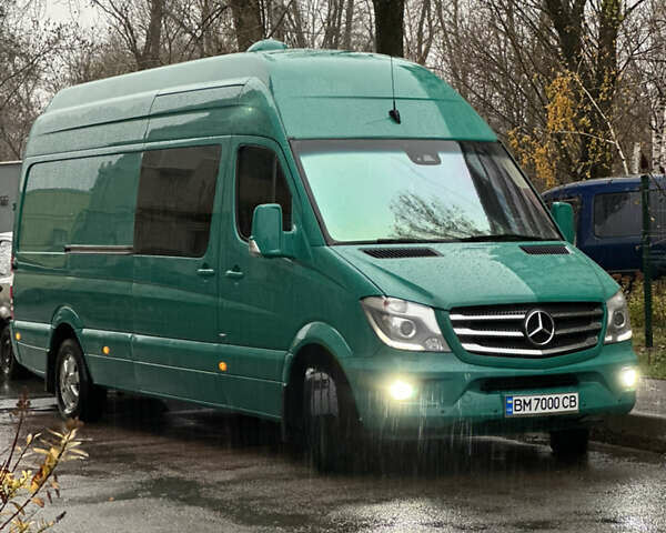 Зеленый Мерседес Sprinter, объемом двигателя 3 л и пробегом 430 тыс. км за 39999 $, фото 67 на Automoto.ua