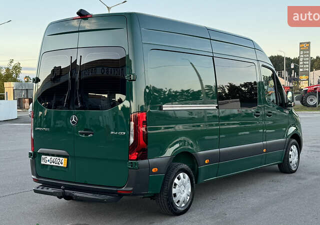 Зеленый Мерседес Sprinter, объемом двигателя 2.2 л и пробегом 271 тыс. км за 28700 $, фото 11 на Automoto.ua