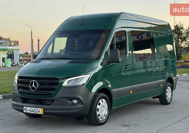 Зеленый Мерседес Sprinter, объемом двигателя 2.2 л и пробегом 271 тыс. км за 28700 $, фото 76 на Automoto.ua