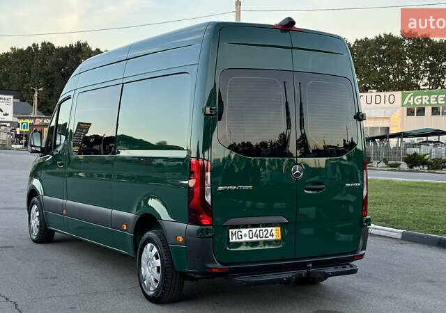 Зеленый Мерседес Sprinter, объемом двигателя 2.2 л и пробегом 271 тыс. км за 28700 $, фото 8 на Automoto.ua