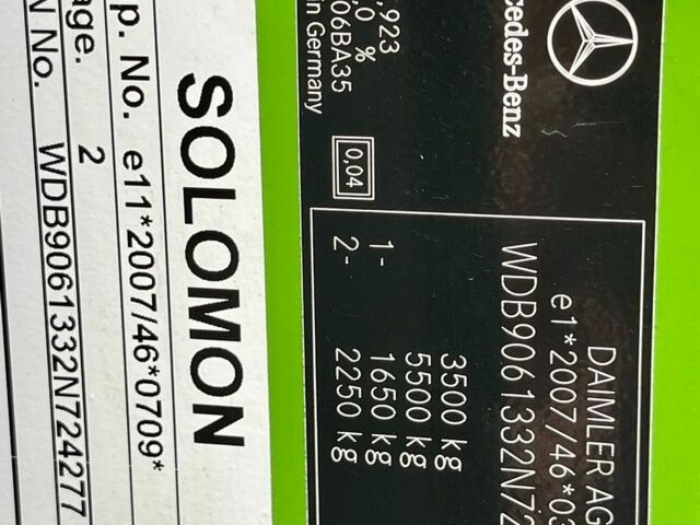 Зелений Мерседес Sprinter, об'ємом двигуна 2.1 л та пробігом 309 тис. км за 24900 $, фото 30 на Automoto.ua