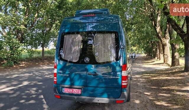 Зеленый Мерседес Sprinter, объемом двигателя 3 л и пробегом 296 тыс. км за 49900 $, фото 5 на Automoto.ua