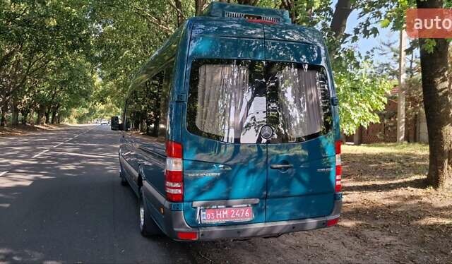 Зеленый Мерседес Sprinter, объемом двигателя 3 л и пробегом 296 тыс. км за 49900 $, фото 11 на Automoto.ua