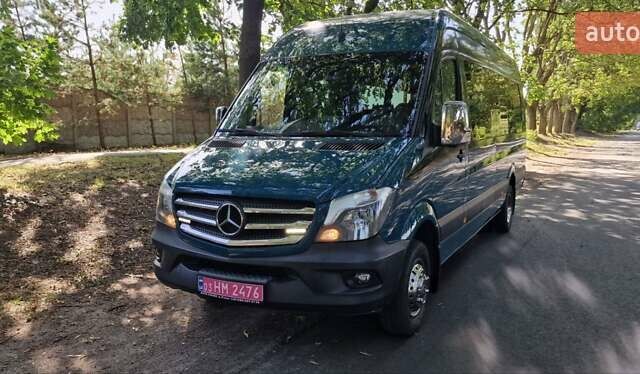 Зеленый Мерседес Sprinter, объемом двигателя 3 л и пробегом 296 тыс. км за 49900 $, фото 14 на Automoto.ua