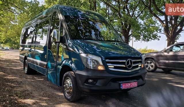 Зеленый Мерседес Sprinter, объемом двигателя 3 л и пробегом 296 тыс. км за 49900 $, фото 4 на Automoto.ua