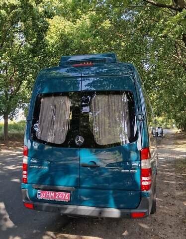 Зеленый Мерседес Sprinter, объемом двигателя 3 л и пробегом 296 тыс. км за 49900 $, фото 8 на Automoto.ua