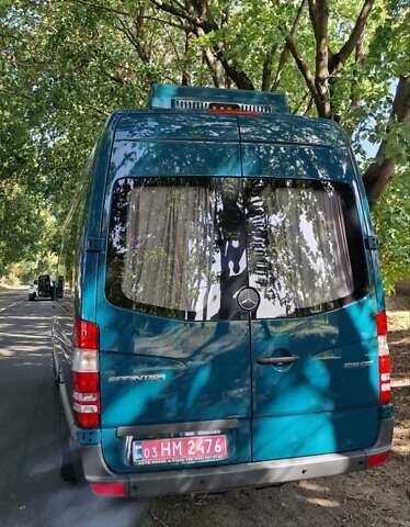 Зеленый Мерседес Sprinter, объемом двигателя 3 л и пробегом 296 тыс. км за 49900 $, фото 10 на Automoto.ua
