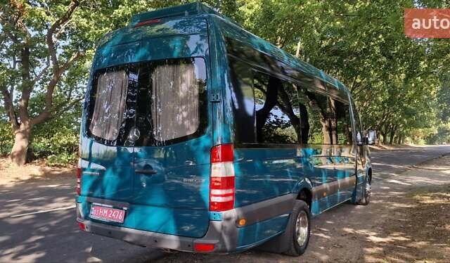 Зеленый Мерседес Sprinter, объемом двигателя 3 л и пробегом 296 тыс. км за 49900 $, фото 7 на Automoto.ua