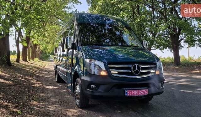 Зеленый Мерседес Sprinter, объемом двигателя 3 л и пробегом 296 тыс. км за 49900 $, фото 2 на Automoto.ua