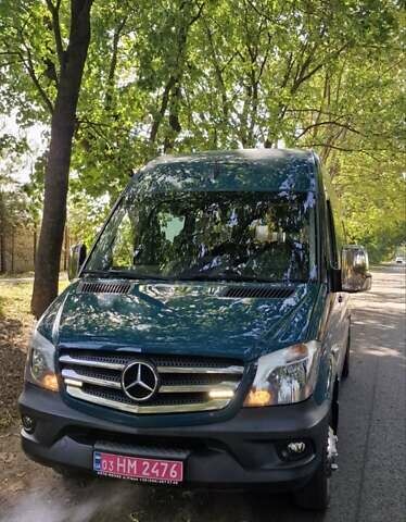 Зеленый Мерседес Sprinter, объемом двигателя 3 л и пробегом 296 тыс. км за 49900 $, фото 13 на Automoto.ua