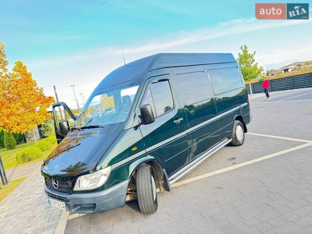 Зеленый Мерседес Sprinter, объемом двигателя 2.7 л и пробегом 460 тыс. км за 7900 $, фото 64 на Automoto.ua