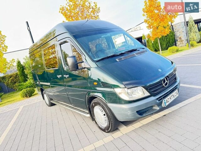 Зеленый Мерседес Sprinter, объемом двигателя 2.7 л и пробегом 460 тыс. км за 7900 $, фото 9 на Automoto.ua