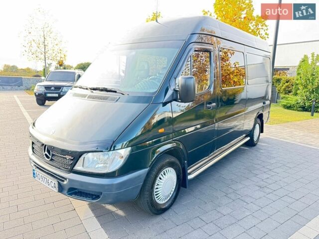 Зеленый Мерседес Sprinter, объемом двигателя 2.7 л и пробегом 460 тыс. км за 7900 $, фото 8 на Automoto.ua
