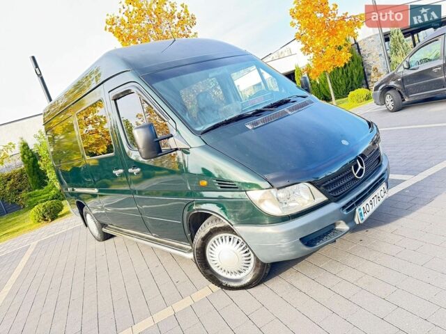 Зеленый Мерседес Sprinter, объемом двигателя 2.7 л и пробегом 460 тыс. км за 7900 $, фото 52 на Automoto.ua