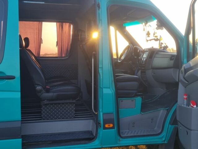 Зеленый Мерседес Sprinter, объемом двигателя 2.1 л и пробегом 600 тыс. км за 14000 $, фото 4 на Automoto.ua