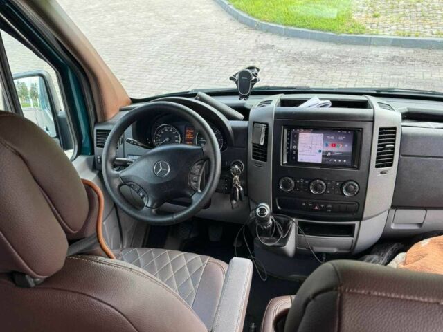Зеленый Мерседес Sprinter, объемом двигателя 2.2 л и пробегом 380 тыс. км за 20500 $, фото 14 на Automoto.ua