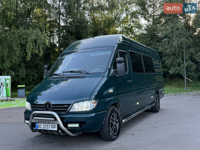 Зелений Мерседес Sprinter, об'ємом двигуна 2.7 л та пробігом 370 тис. км за 10800 $, фото 38 на Automoto.ua