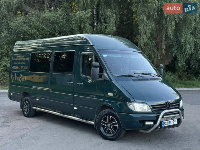 Зелений Мерседес Sprinter, об'ємом двигуна 2.7 л та пробігом 370 тис. км за 10800 $, фото 39 на Automoto.ua