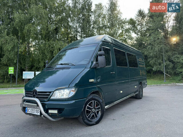 Зелений Мерседес Sprinter, об'ємом двигуна 2.7 л та пробігом 370 тис. км за 10800 $, фото 35 на Automoto.ua
