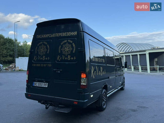 Зелений Мерседес Sprinter, об'ємом двигуна 2.7 л та пробігом 370 тис. км за 10800 $, фото 4 на Automoto.ua