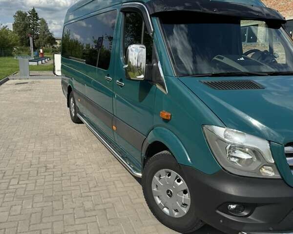 Зеленый Мерседес Sprinter, объемом двигателя 2.2 л и пробегом 400 тыс. км за 20500 $, фото 9 на Automoto.ua