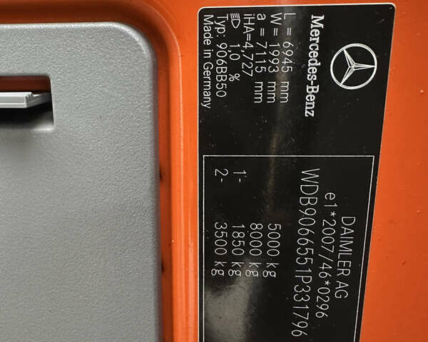 Помаранчевий Мерседес Sprinter, об'ємом двигуна 3 л та пробігом 342 тис. км за 34000 $, фото 32 на Automoto.ua
